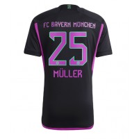 Pánský Fotbalový dres Bayern Munich Thomas Muller #25 2023-24 Venkovní Krátký Rukáv